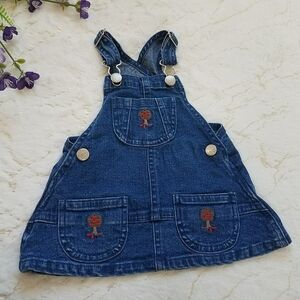 Baby Denim Overall Dress